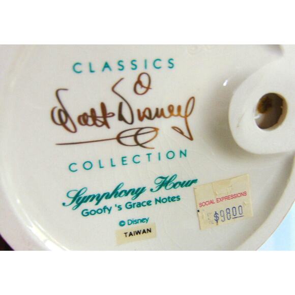 NEW (4) WDCC Disney Symphony Hour SYLVESTER MACARONI GOOFY NOTE CLARABELLE TITLE - Picture 10 of 12